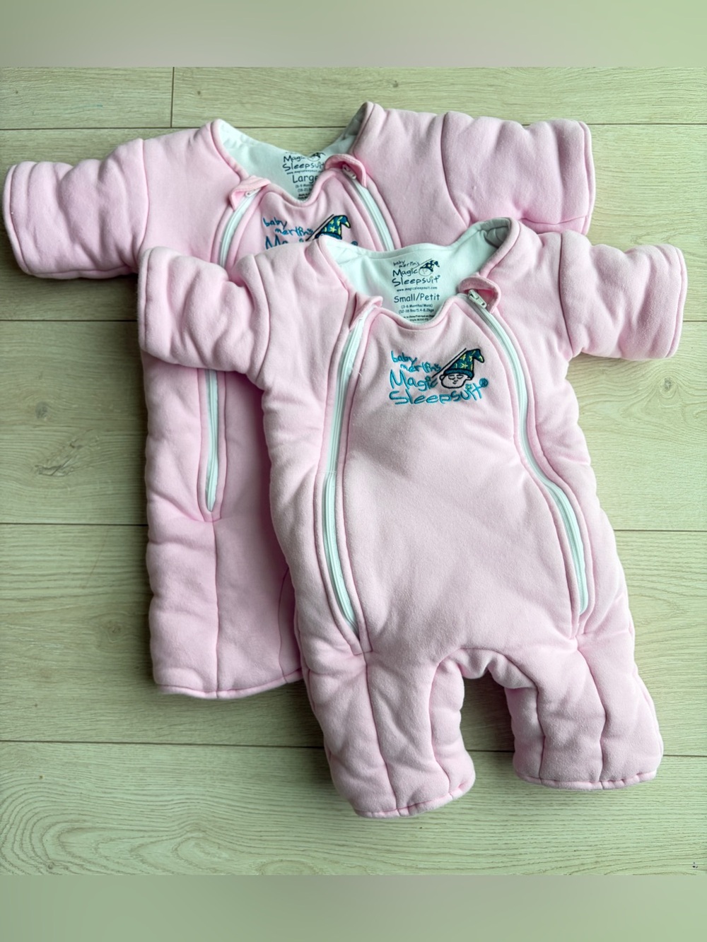 Baby Merlin’s Magic Sleepsuit size Small and Large Bundle of 2